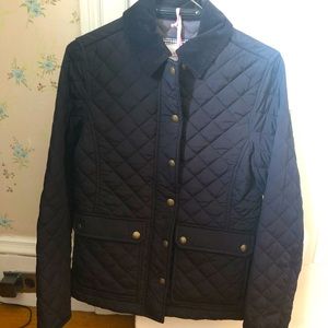 Vineyard Vines Jet black quilted jacket new